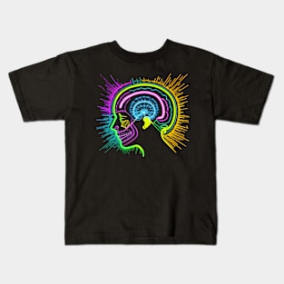 Music Brain by Music Genius Art Kids T-Shirt